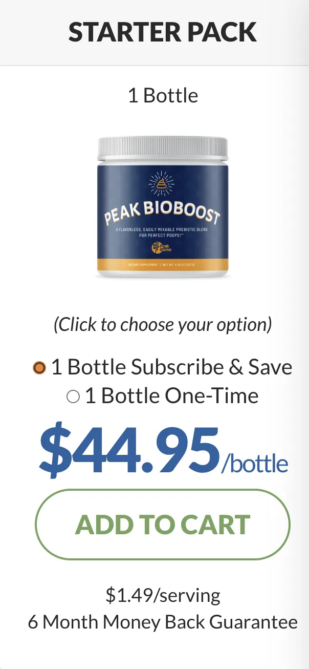 Buy Peak Bioboost 1 Bottle